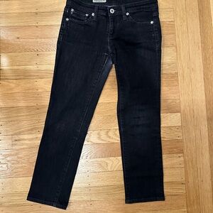 AG Adriano Goldschmied Black Ankle Jeans